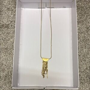 Madewell Chic Gold Tassel Necklace